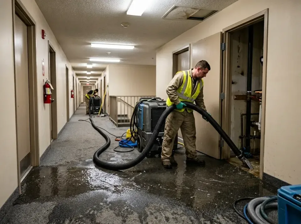 multi-unit-apartment-hallway-f-005 — frequently asked questions, Emergency Burst Pipe Water Extraction & Removal in Lake Sta…